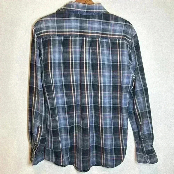 Penmans Vintage Plaid Men's Small Long Sleeve Button Down Shirt 100% Cotton Warm - Picture 2 of 6